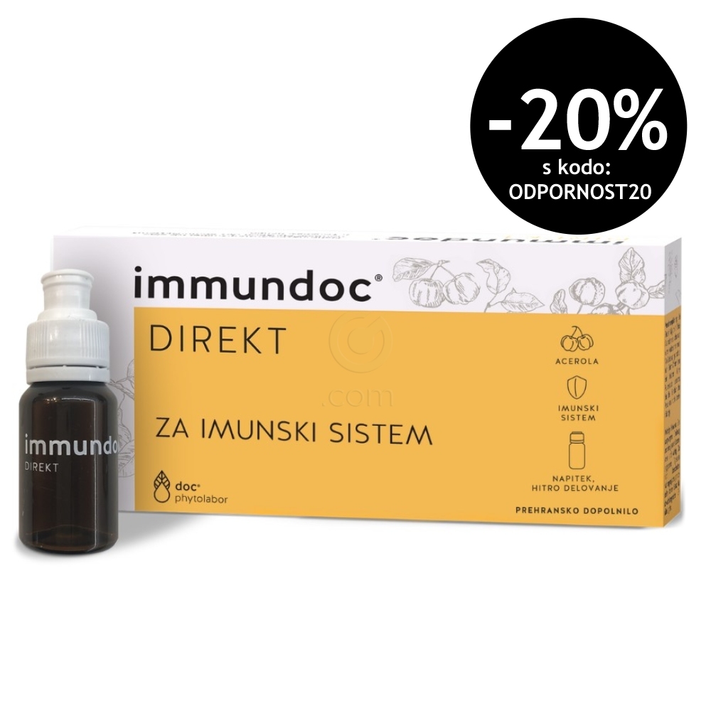 immundoc Direkt, napitek v stekleničkah (6 x 12,3 g)